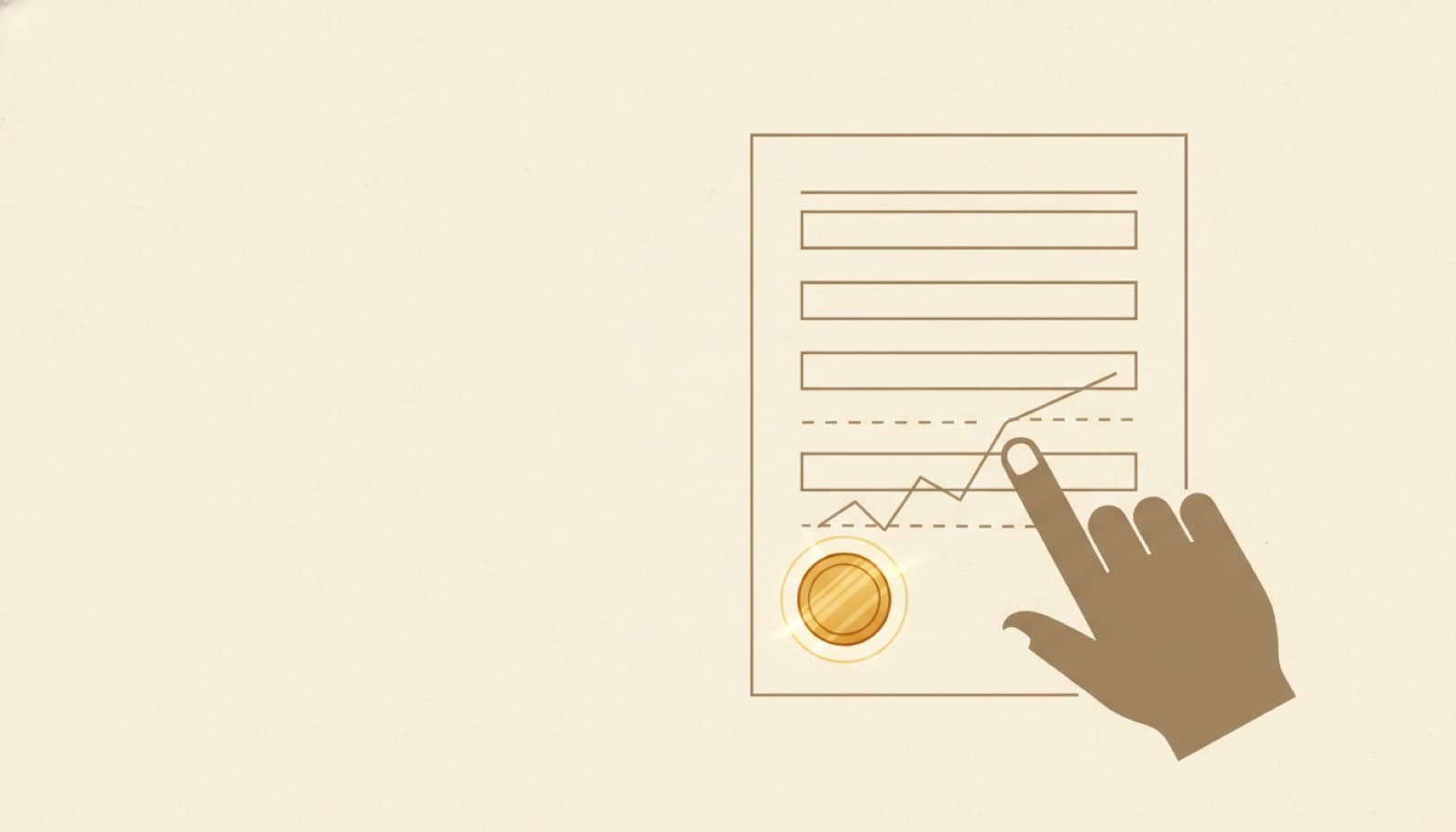 Jari menelusuri baris-baris laporan laba rugi sampai ke angka laba bersih di bagian bawah